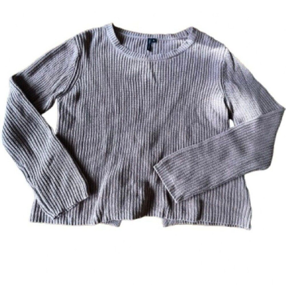 Moon and Madison Ribbed Knit Sweater - Size Large